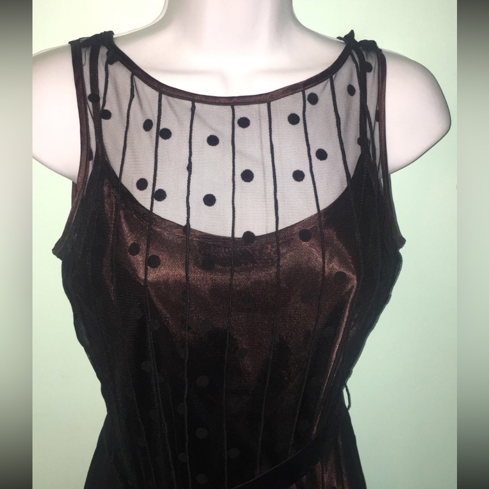Sandra Darren Party Dress size 4P - Picture 4 of 10